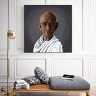 Mahatma Gandhi by Rob Snow on GIANT ART - white digital painting