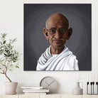 Mahatma Gandhi by Rob Snow on GIANT ART - white digital painting