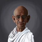 Mahatma Gandhi by Rob Snow on GIANT ART - white digital painting