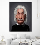 Albert Einstein by Rob Snow on GIANT ART - black digital painting