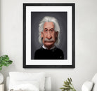 Albert Einstein by Rob Snow on GIANT ART - black digital painting