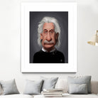 Albert Einstein by Rob Snow on GIANT ART - black digital painting