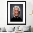 Albert Einstein by Rob Snow on GIANT ART - black digital painting