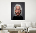 Albert Einstein by Rob Snow on GIANT ART - black digital painting