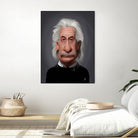 Albert Einstein by Rob Snow on GIANT ART - black digital painting