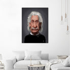 Albert Einstein by Rob Snow on GIANT ART - black digital painting