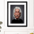 Albert Einstein by Rob Snow on GIANT ART - black digital painting