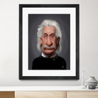 Albert Einstein by Rob Snow on GIANT ART - black digital painting