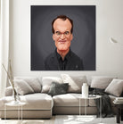 Quentin Tarantino by Rob Snow on GIANT ART - gray digital painting