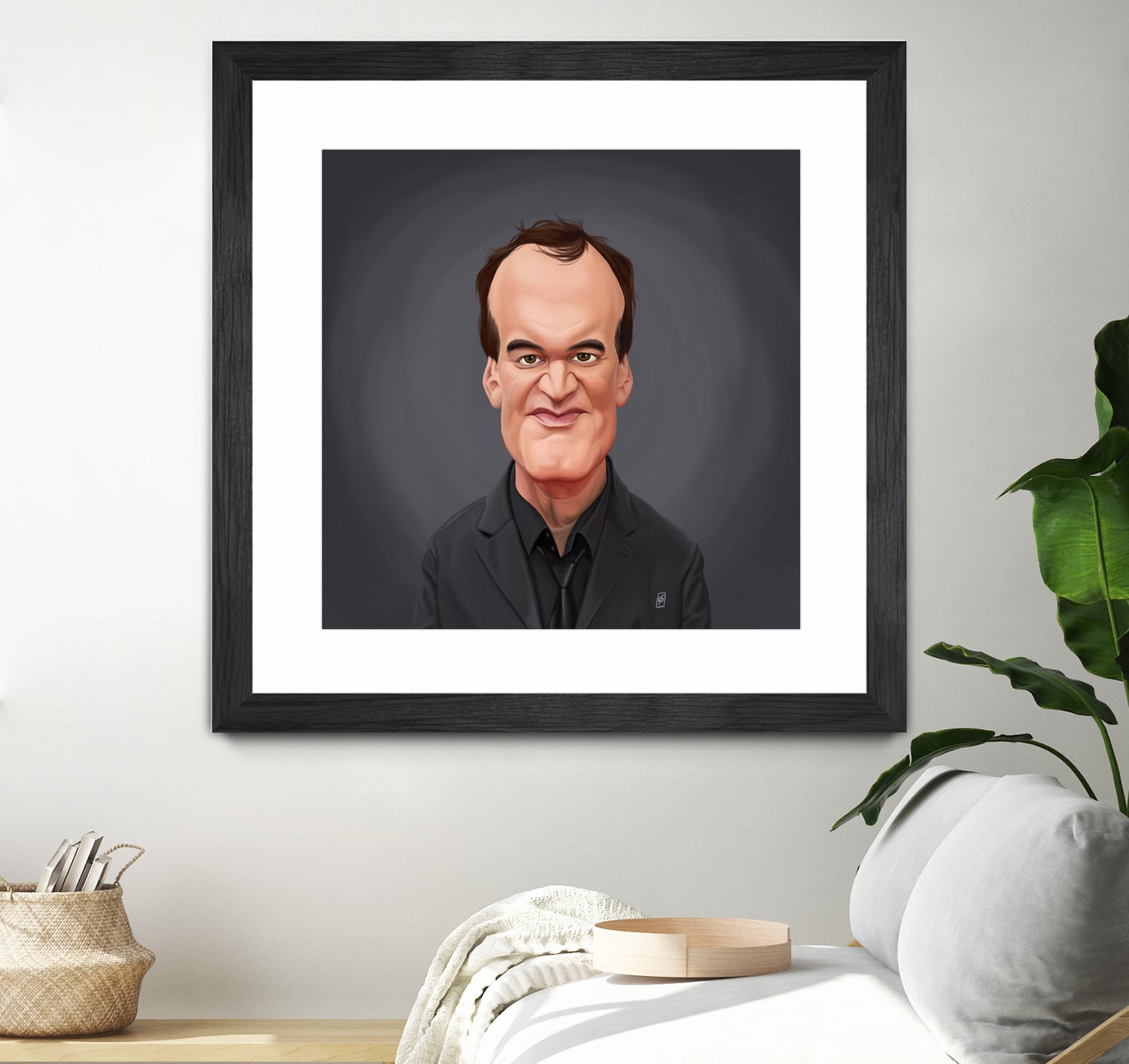 Quentin Tarantino by Rob Snow on GIANT ART - gray digital painting