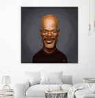 Samuel L Jackson by Rob Snow on GIANT ART - black digital painting