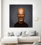 Samuel L Jackson by Rob Snow on GIANT ART - black digital painting