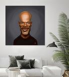 Samuel L Jackson by Rob Snow on GIANT ART - black digital painting