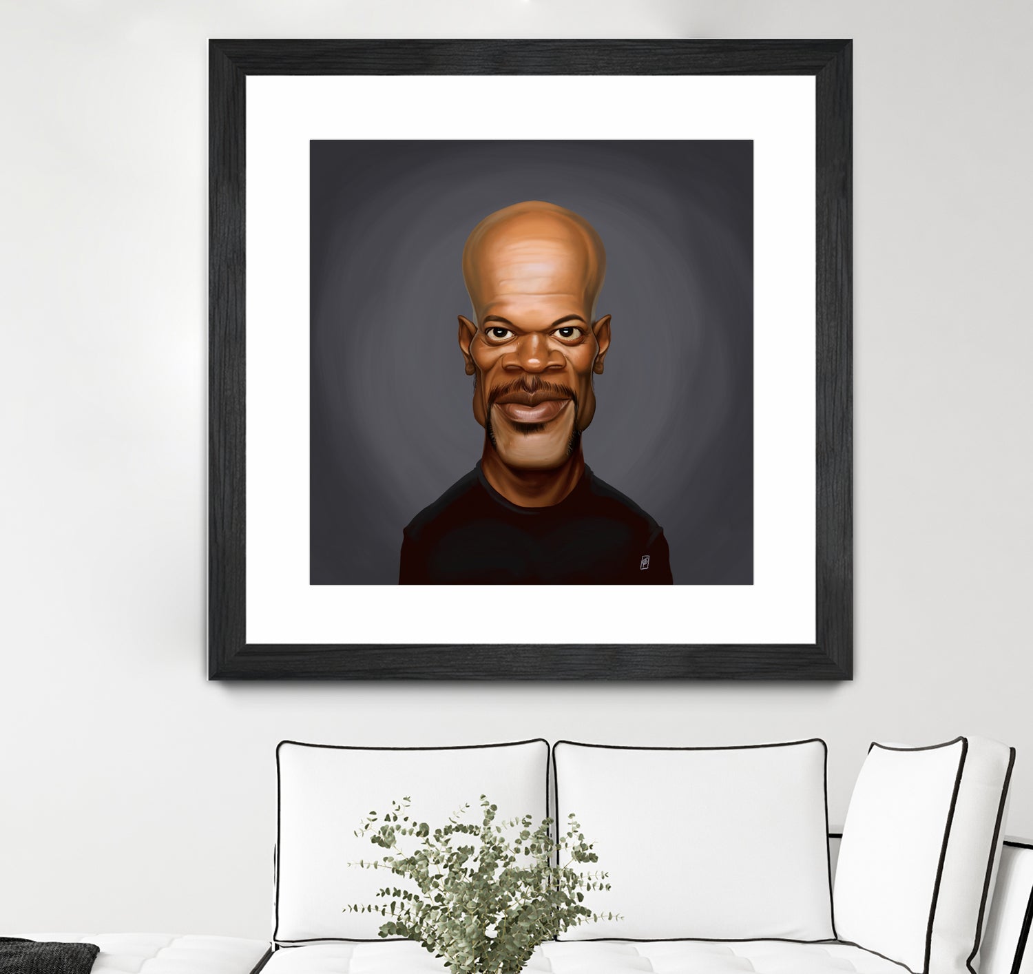 Samuel L Jackson by Rob Snow on GIANT ART - black digital painting