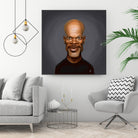 Samuel L Jackson by Rob Snow on GIANT ART - black digital painting