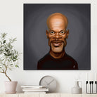 Samuel L Jackson by Rob Snow on GIANT ART - black digital painting