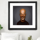 Samuel L Jackson by Rob Snow on GIANT ART - black digital painting