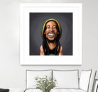 Bob Marley by Rob Snow on GIANT ART - yellow digital painting