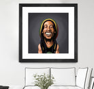 Bob Marley by Rob Snow on GIANT ART - yellow digital painting