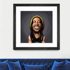 Bob Marley by Rob Snow on GIANT ART - yellow digital painting