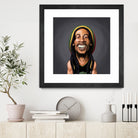 Bob Marley by Rob Snow on GIANT ART - yellow digital painting