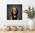 Bob Marley by Rob Snow on GIANT ART - yellow digital painting