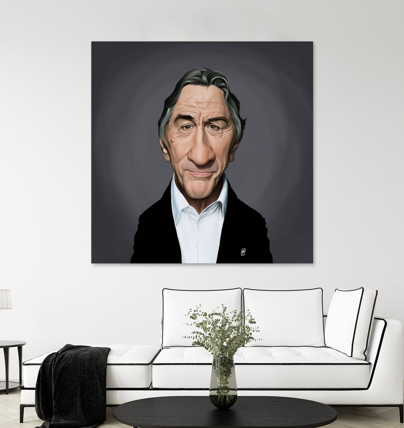 Robert De Nero by Rob Snow on GIANT ART - brown digital painting