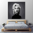 Marilyn Monroe by Rob Snow on GIANT ART - gray digital painting