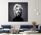 Marilyn Monroe by Rob Snow on GIANT ART - gray digital painting