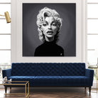 Marilyn Monroe by Rob Snow on GIANT ART - gray digital painting