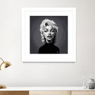 Marilyn Monroe by Rob Snow on GIANT ART - gray digital painting