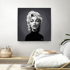 Marilyn Monroe by Rob Snow on GIANT ART - gray digital painting