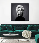 Marilyn Monroe by Rob Snow on GIANT ART - gray digital painting