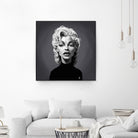 Marilyn Monroe by Rob Snow on GIANT ART - gray digital painting