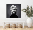 Marilyn Monroe by Rob Snow on GIANT ART - gray digital painting