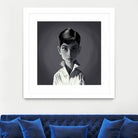 Audrey Hepburn by Rob Snow on GIANT ART - gray digital painting