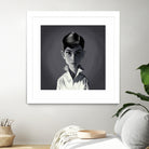 Audrey Hepburn by Rob Snow on GIANT ART - gray digital painting