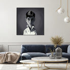 Audrey Hepburn by Rob Snow on GIANT ART - gray digital painting