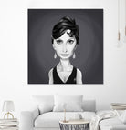 Sophia Loren by Rob Snow on GIANT ART - gray digital painting