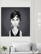 Sophia Loren by Rob Snow on GIANT ART - gray digital painting