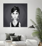 Sophia Loren by Rob Snow on GIANT ART - gray digital painting