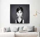 Sophia Loren by Rob Snow on GIANT ART - gray digital painting