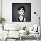 Sophia Loren by Rob Snow on GIANT ART - gray digital painting