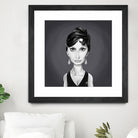 Sophia Loren by Rob Snow on GIANT ART - gray digital painting