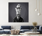 Humphrey Bogart by Rob Snow on GIANT ART - gray digital painting