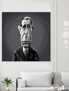 Humphrey Bogart by Rob Snow on GIANT ART - gray digital painting