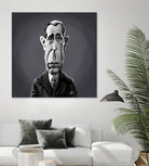 Humphrey Bogart by Rob Snow on GIANT ART - gray digital painting