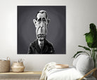 Humphrey Bogart by Rob Snow on GIANT ART - gray digital painting