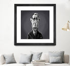 Humphrey Bogart by Rob Snow on GIANT ART - gray digital painting