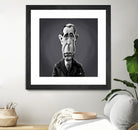 Humphrey Bogart by Rob Snow on GIANT ART - gray digital painting